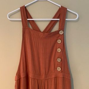 Universal threads orange/pink jumpsuit